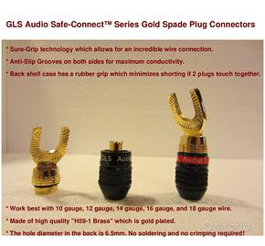 4 Connettori a Forcella GLS Audio