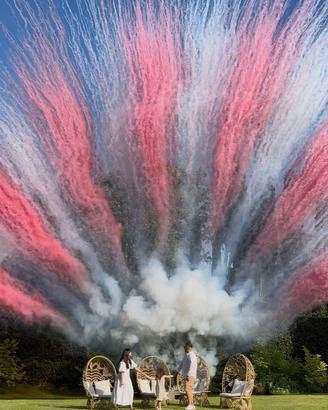 Servizio Smoke Bomb per eventi