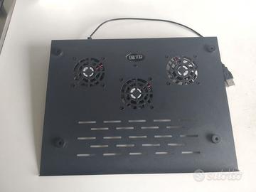 Base PC con ventole e 4 porte USB