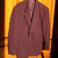giacca uomo sartoriale viola cashmere -lana Tg.48
