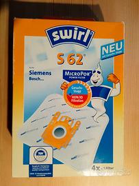 SWIRL S 62 Sacchetti per aspirapolvere
