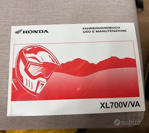 Manuale honda transalp XL 700