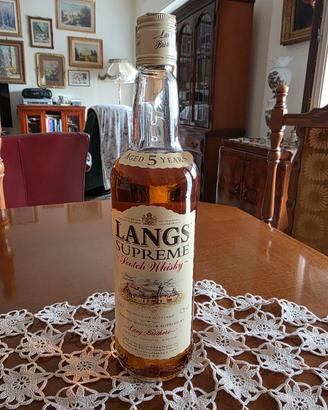 Vintage Bottle - Langs Brothers Supreme Scotch Whi