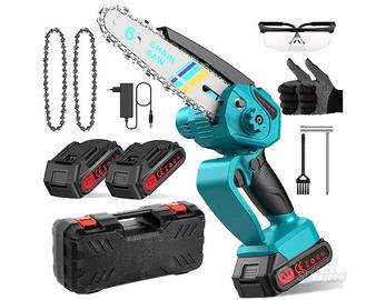 Batteria 6000mAh, 6 Pollici Motosega Elettrica con