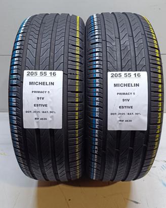 2 GOMME 205 55 16 MICHELIN 2025 RIF4639