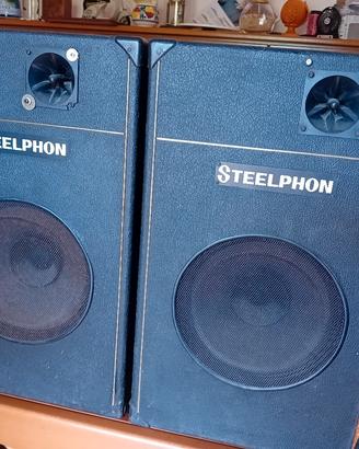 casse amplificate steelphon  più mixer anni 60/70