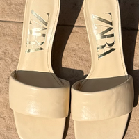 Sandalo Zara Donna Crema Originali
