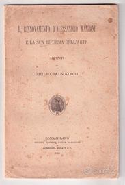 LETTERATURA CRITICA Giulio Salvadori Manzoni 1910