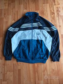 Felpa con zip Adidas Anni'90 - Uomo taglia L