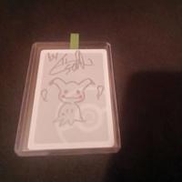 Carta Pokémon Mimikyu BABA-NUKI - Sketch & Firma O