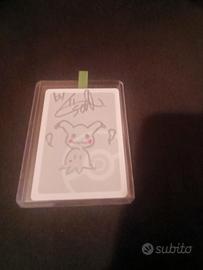 Carta Pokémon Mimikyu BABA-NUKI - Sketch & Firma O
