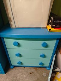 armadio comodino e lettino