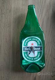orologio a muro bottiglia birra Heineken 