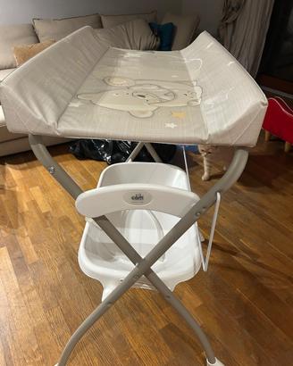 Bagnetto con fasciatoio pieghevole CAM – come nuov