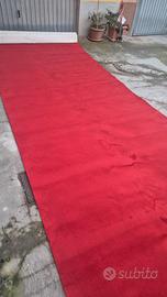 passatoia moquette rossa 