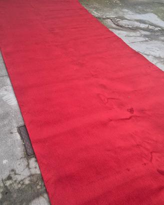 passatoia moquette rossa 