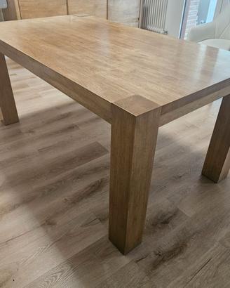 Tavolo allungabile legno massello.