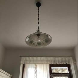 Lampadario a sospensione in vetro