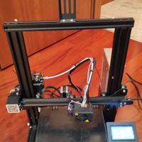 Stampante 3D Ender 3. Piatto in cristallo upgrade