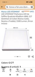 Plafoniera led