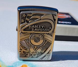 ZIPPO HARLEY DAVIDSON ORIGINAL NUOVO 29266 MOTOR