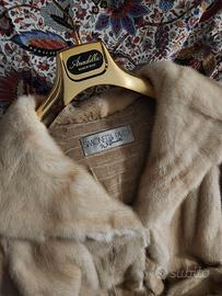 CAPPOTTO VISONE FEMMINA PALOMINO ALBINO