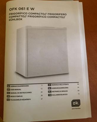 Minifrigo da tavolo/banco