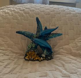 Soprammobile Marino con Delfini e Stella Marina