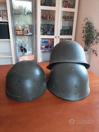 Coppia elmetto francese carrista indocina M51/58