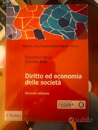 Libro diritto ed economia delle società