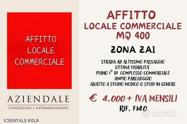 Locale 1° piano in complesso commerciale in zai