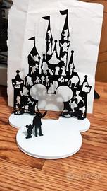 Scenario Walt Disney con castello e topolino