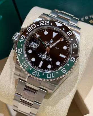 Rolex Gmt Nuovo 09/2026 Sprite 126720 WOOD CARD