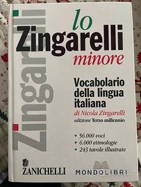 Vocabolario italiano zingarelli edizione minore