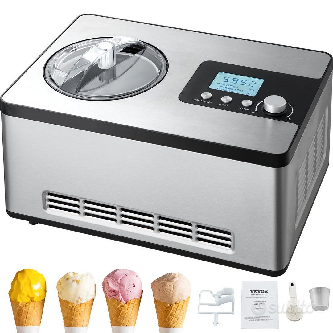 Gelatiera BRIOBITE 1,1 Litri Elettrica - Per Gelati, Frappè E Sorbetti - Ricarica USB-C - Foto 13