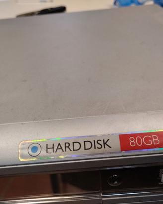 Registratore DVD con Hard Disk Integrato 80 GB