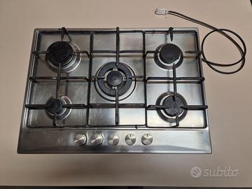 Piano cottura acciaio inossidabile - Glem GT755HIX