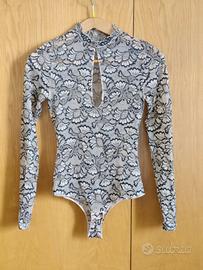 Body Tezenis effetto pizzo - Taglia M