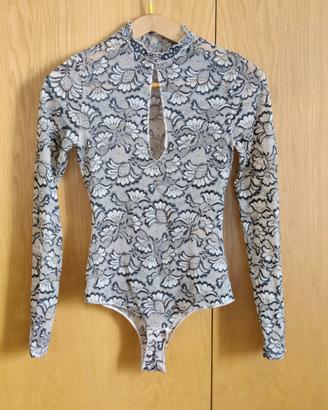 Body Tezenis effetto pizzo - Taglia M