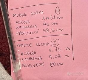 mobile cucina 