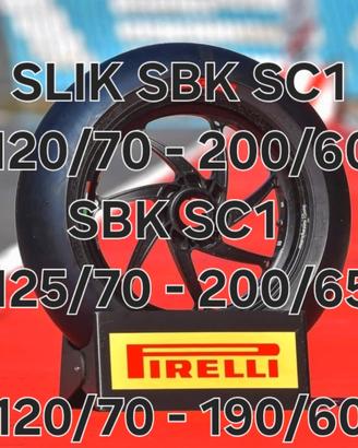 GOMME -PIRELLI SUPERCORSA - METZELER RR - MICHELIN