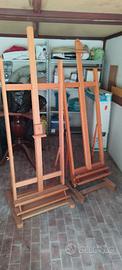Cavalletto in legno per Quadri