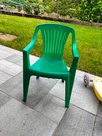 sedia plastica da bambino