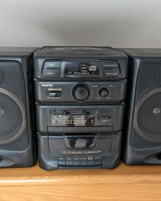 Radio cassette CD anni 90 sanyo MCD-660L