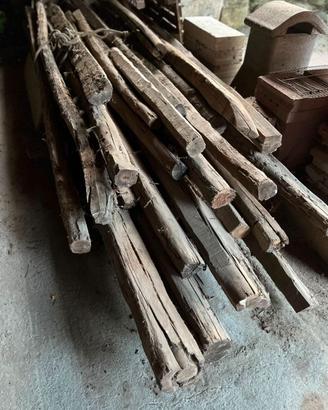 Stock di legname antico da recupero