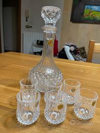 Set Decanter Cristal d'Arques 24% Cristallo vin