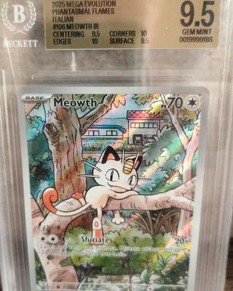 meowth #106 ita BGS 9.5