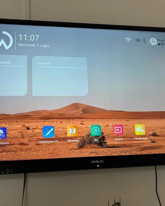 monitor interattivo Wacebo Dabliu Touch E8M-B 75