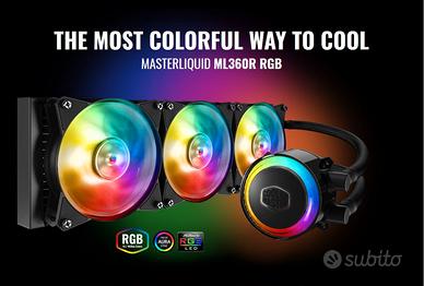 raffreddamento liquido cooler master ml360r rgb