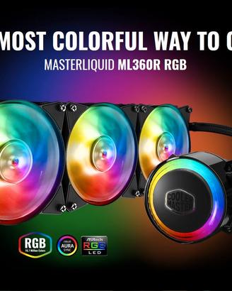 raffreddamento liquido cooler master ml360r rgb